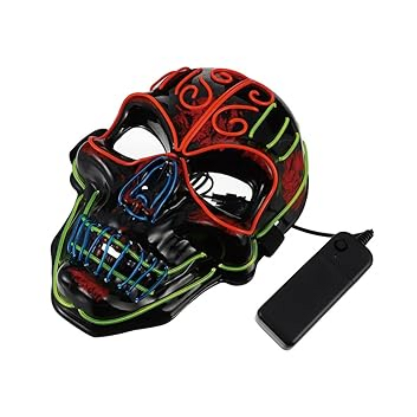 Halloween - Máscara Catrina Calavera con Luz Led