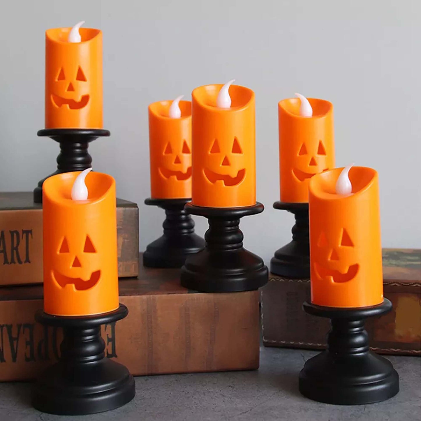 Halloween - Pack 3 Luz Halloween Con Forma De Vela