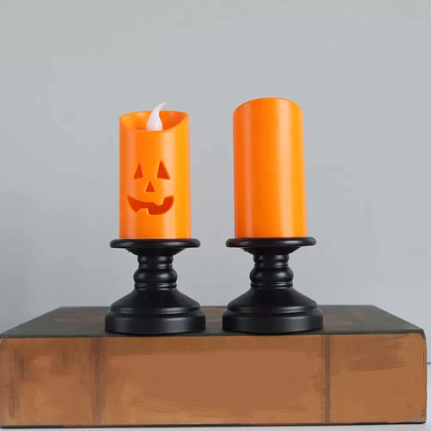 Halloween - Pack 3 Luz Halloween Con Forma De Vela